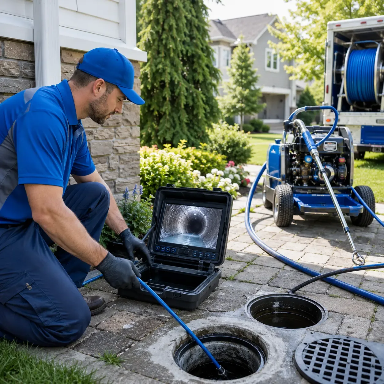 Outdoor drain cleaning professionals serving Danevang, TX